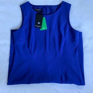 New Mario Serrani royal blue dress